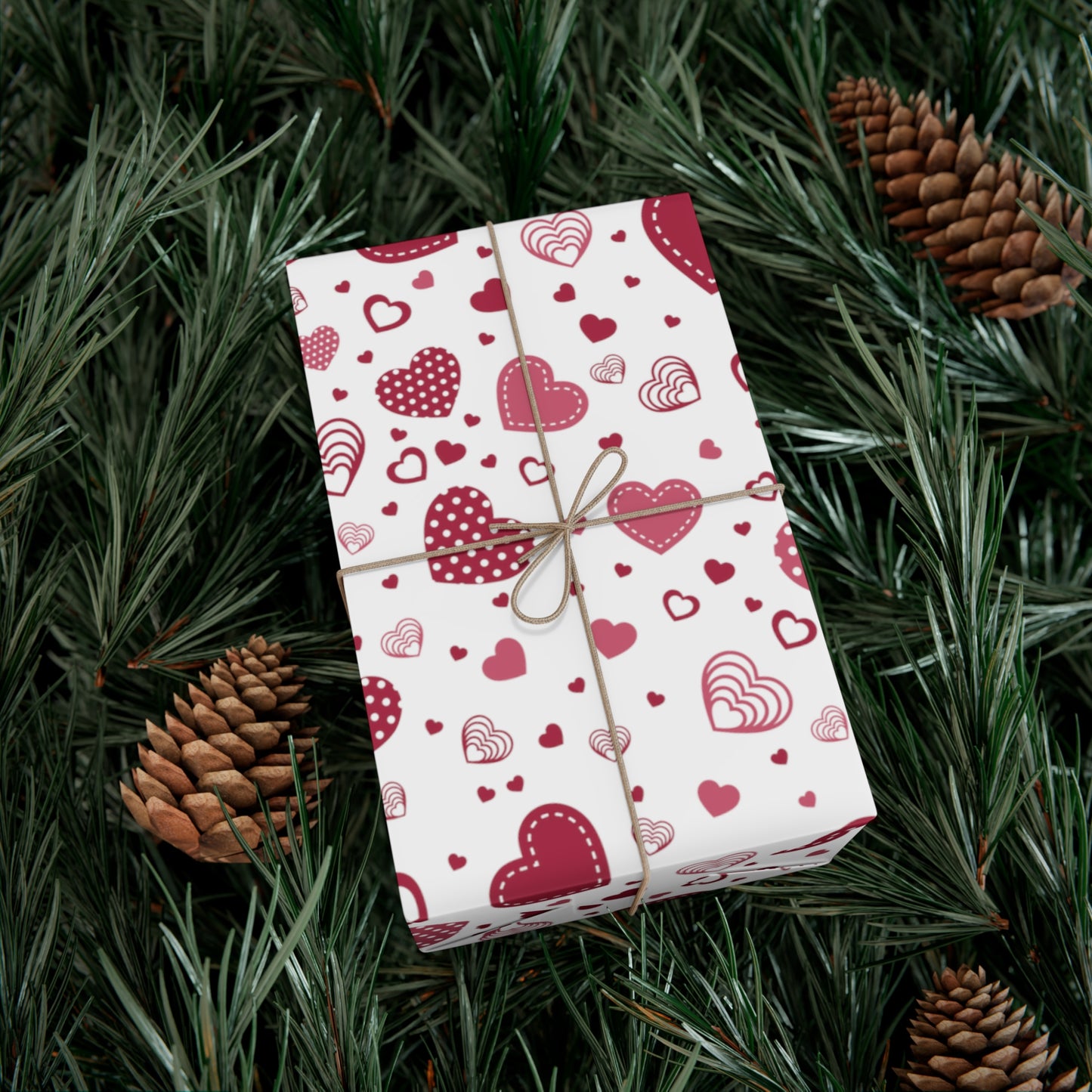 Heart Gift Wrap Papers