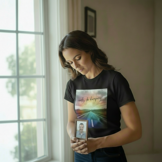 I Remember You In Color T-Shirt – Scenic Tribute Apparel for Legacy and Emotional Clarity