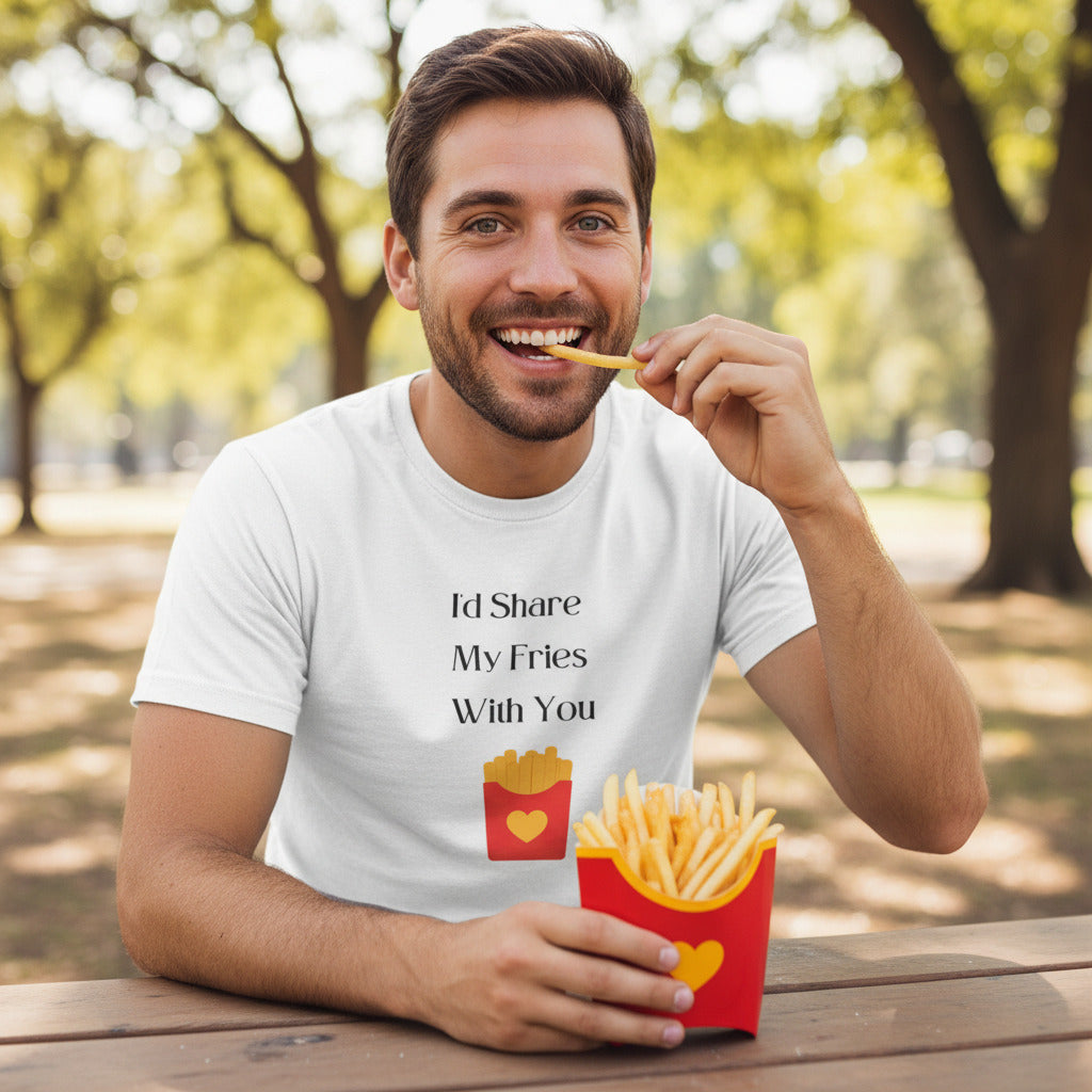 I’d Share My Fries With You – Funny Romantic T-Shirt