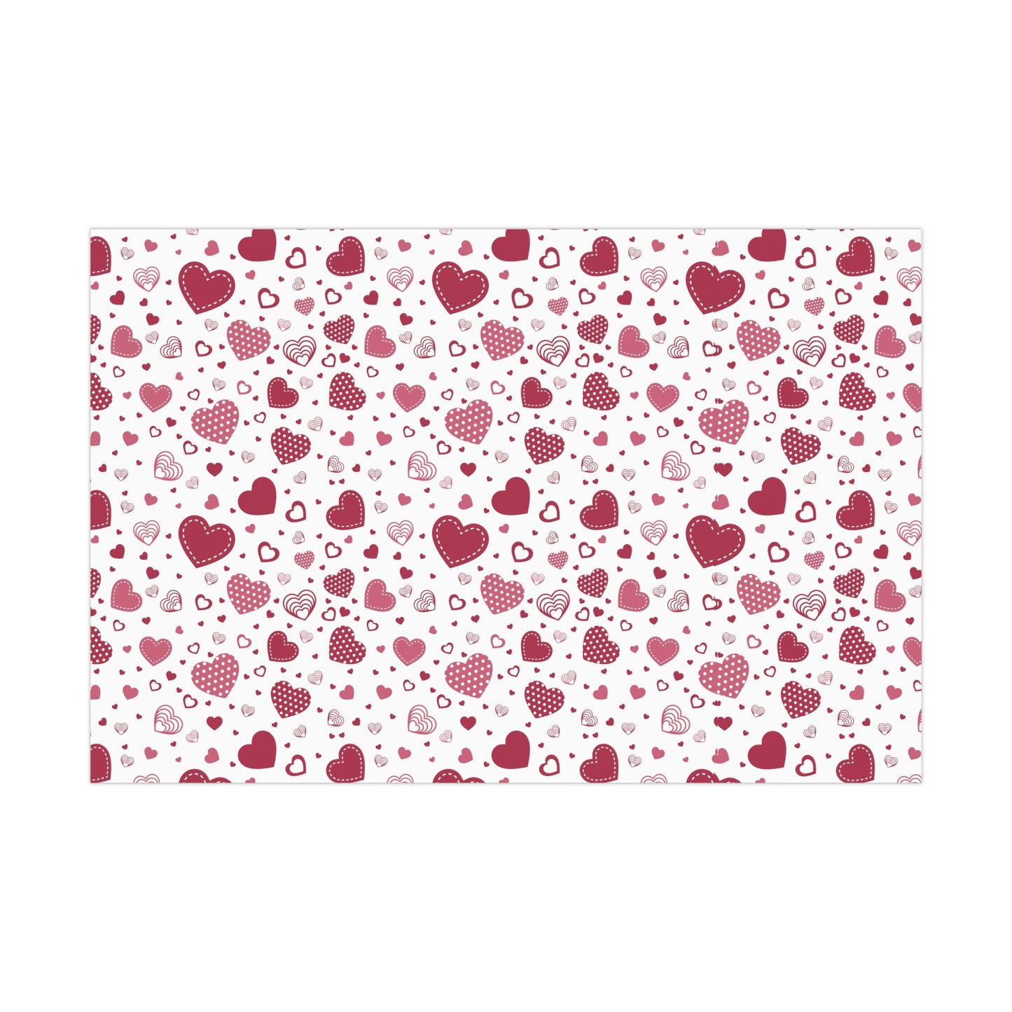 Heart Gift Wrap Papers