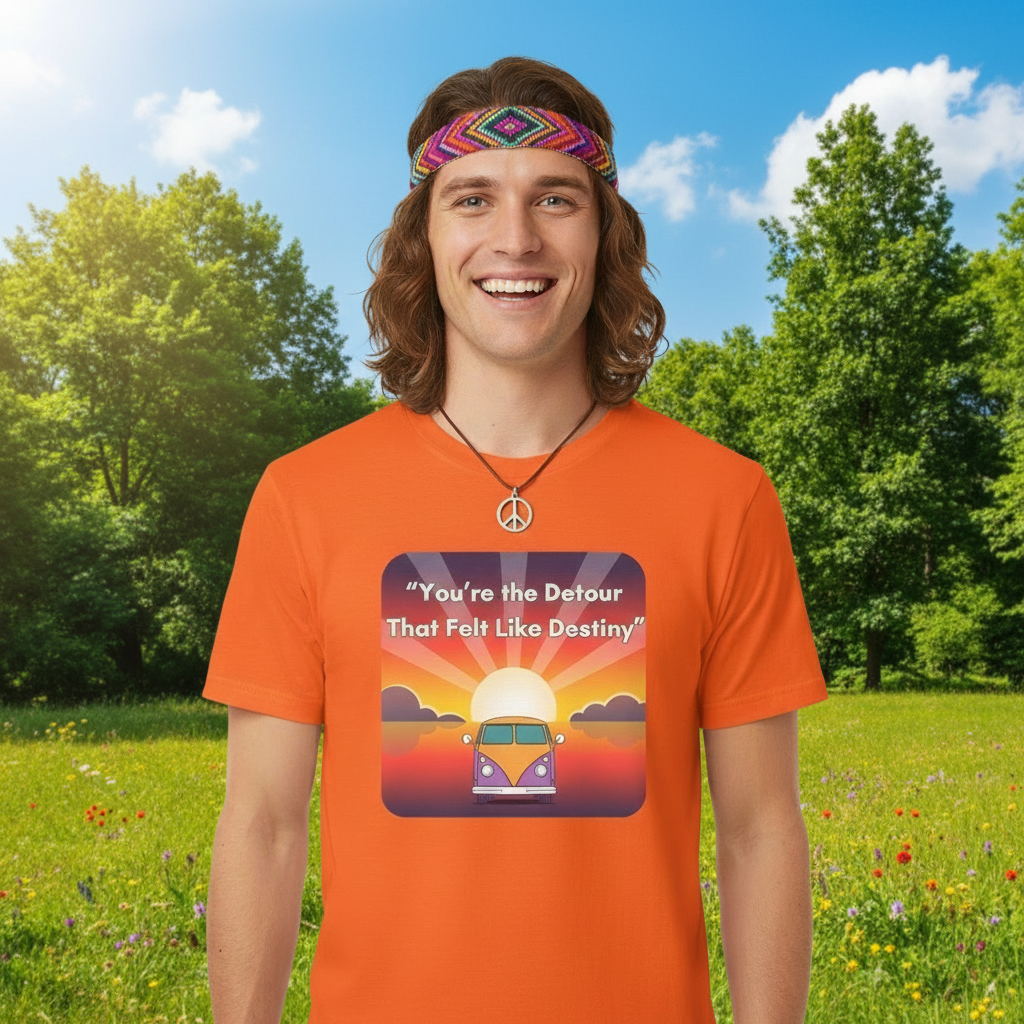 You're the Detour That Fits the Destiny T-Shirt – Sunset Landscape Tribute Apparel