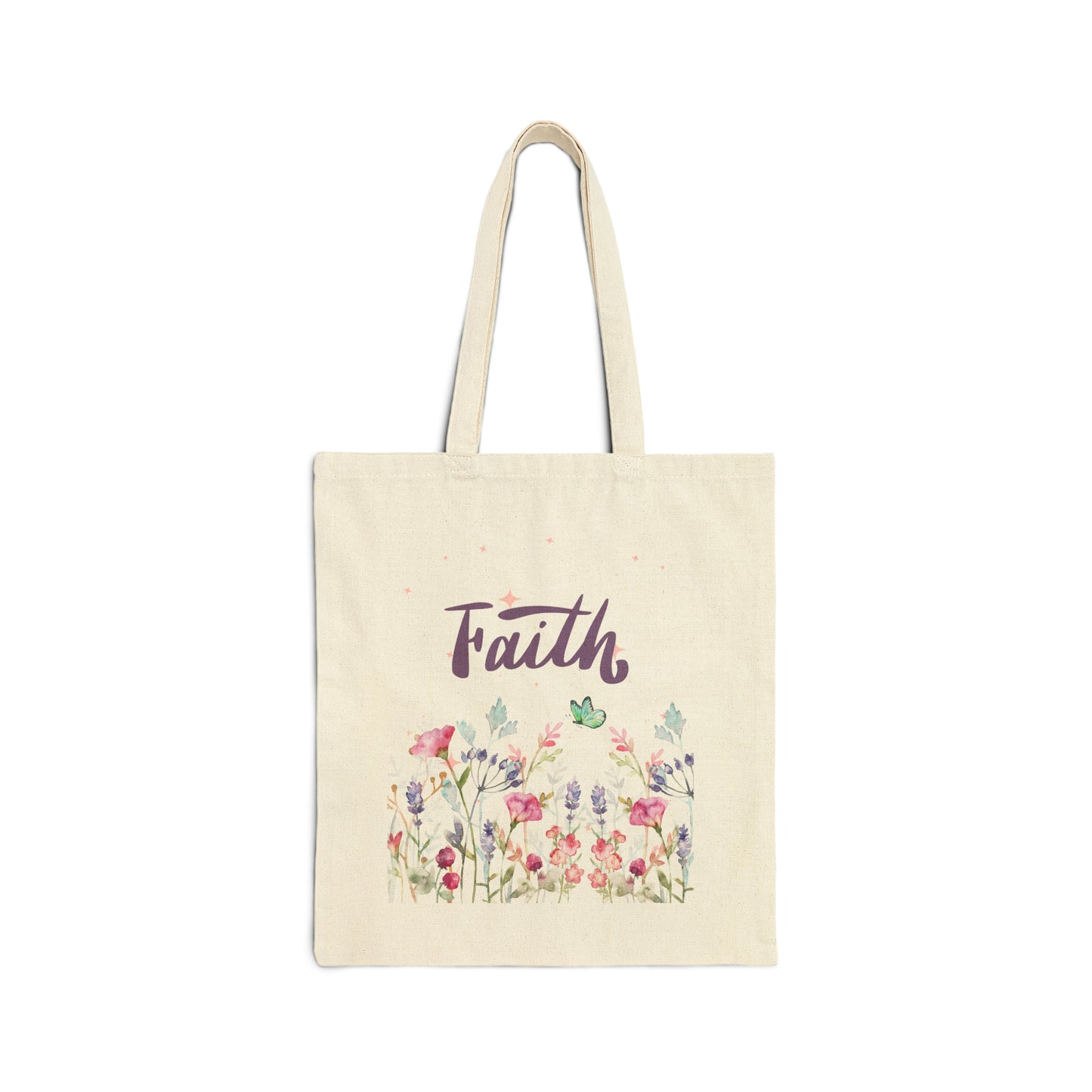 Faith - Cotton Canvas Tote Bag