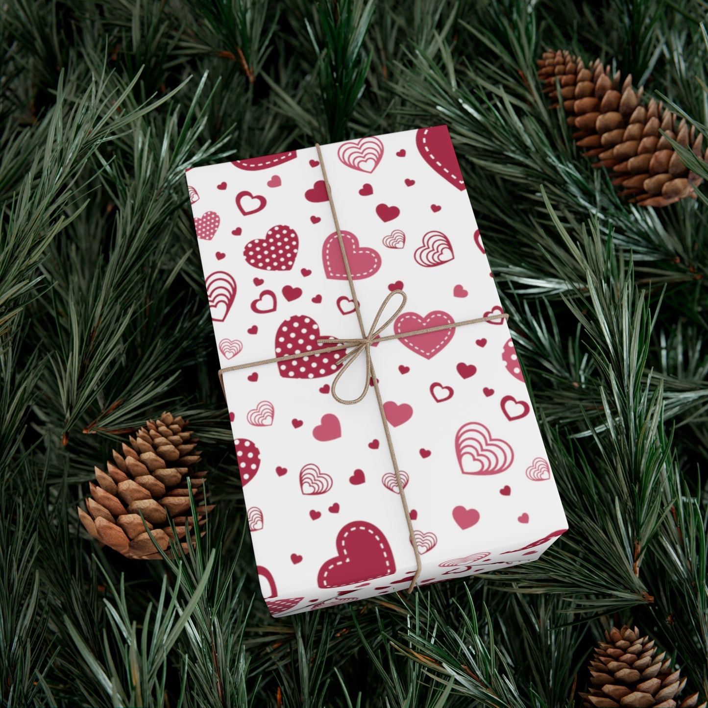 Heart Gift Wrap Papers