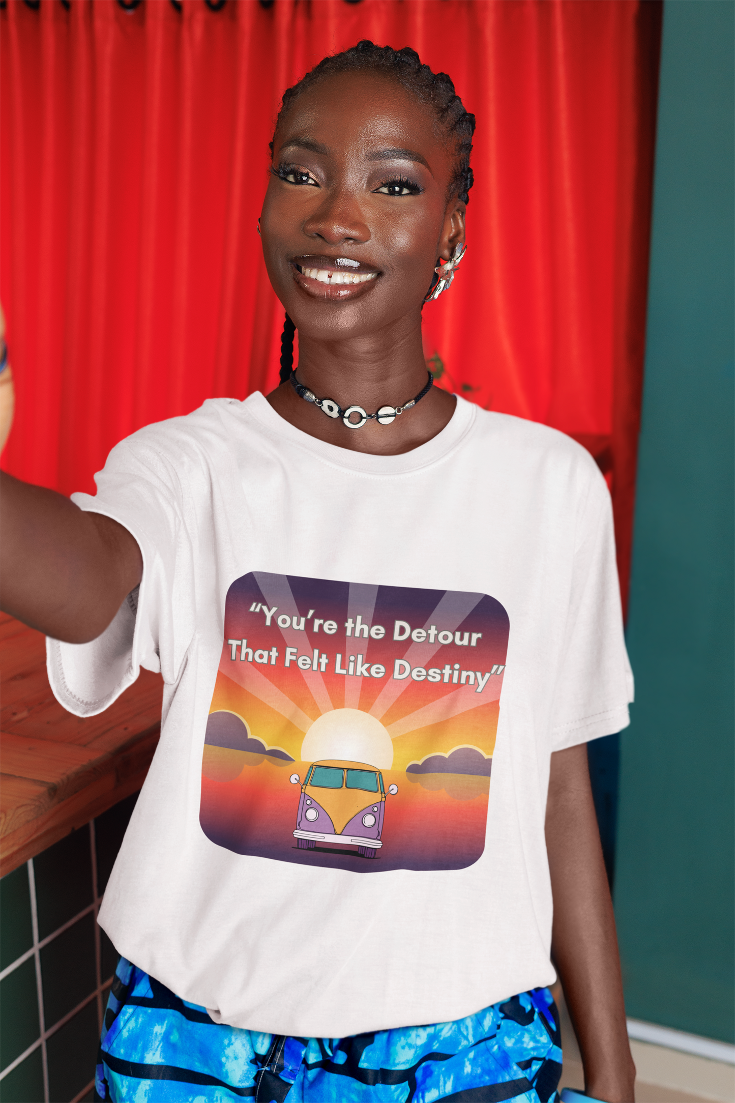 You're the Detour That Fits the Destiny T-Shirt – Sunset Landscape Tribute Apparel