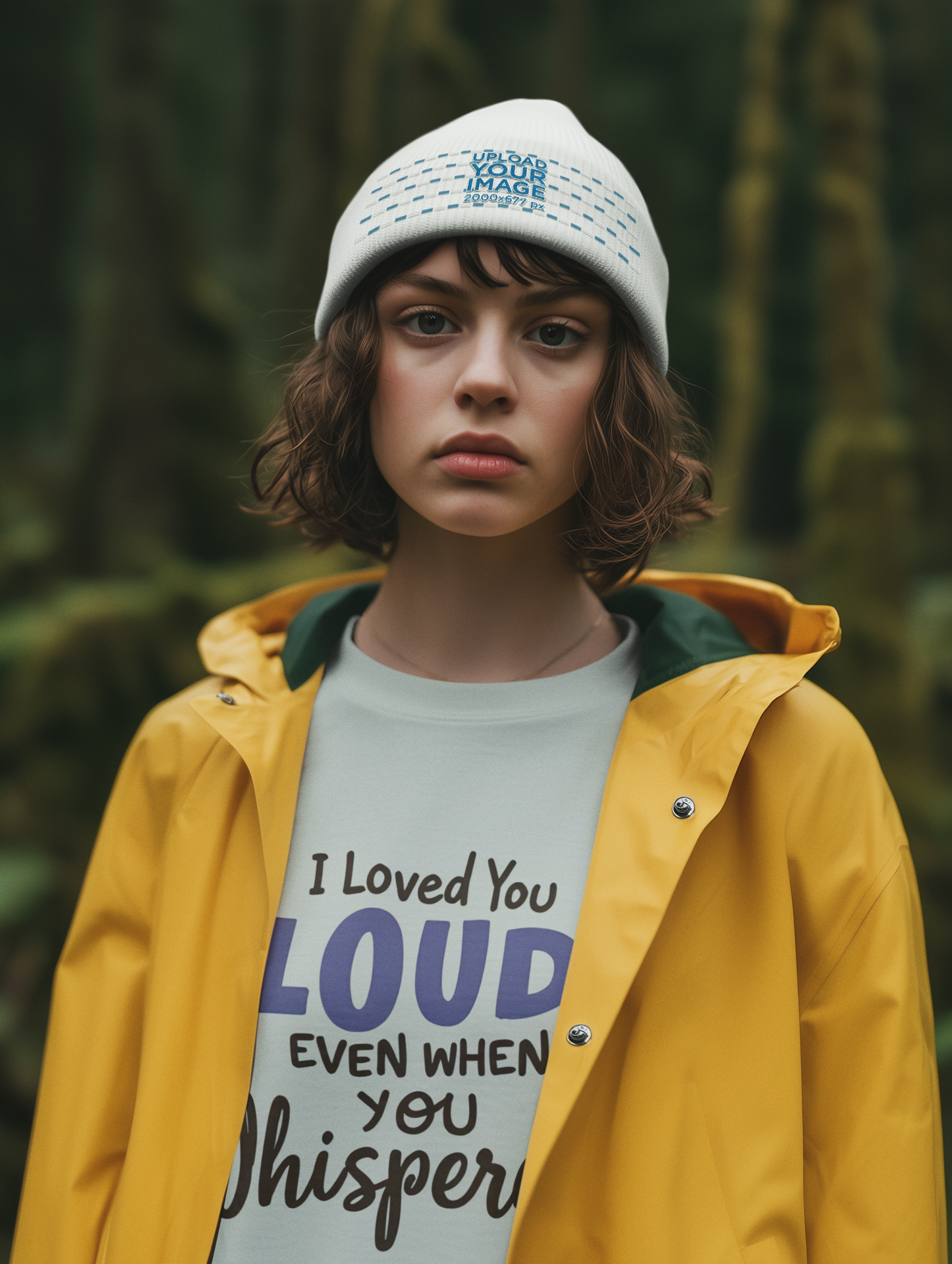 Loved You LOUD T-Shirt – Emotional Tribute Apparel with Whispered Contrast Typography