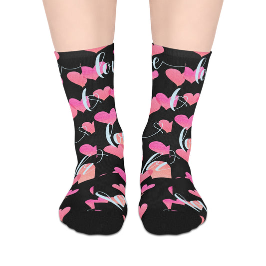 Mid-length Love Socks