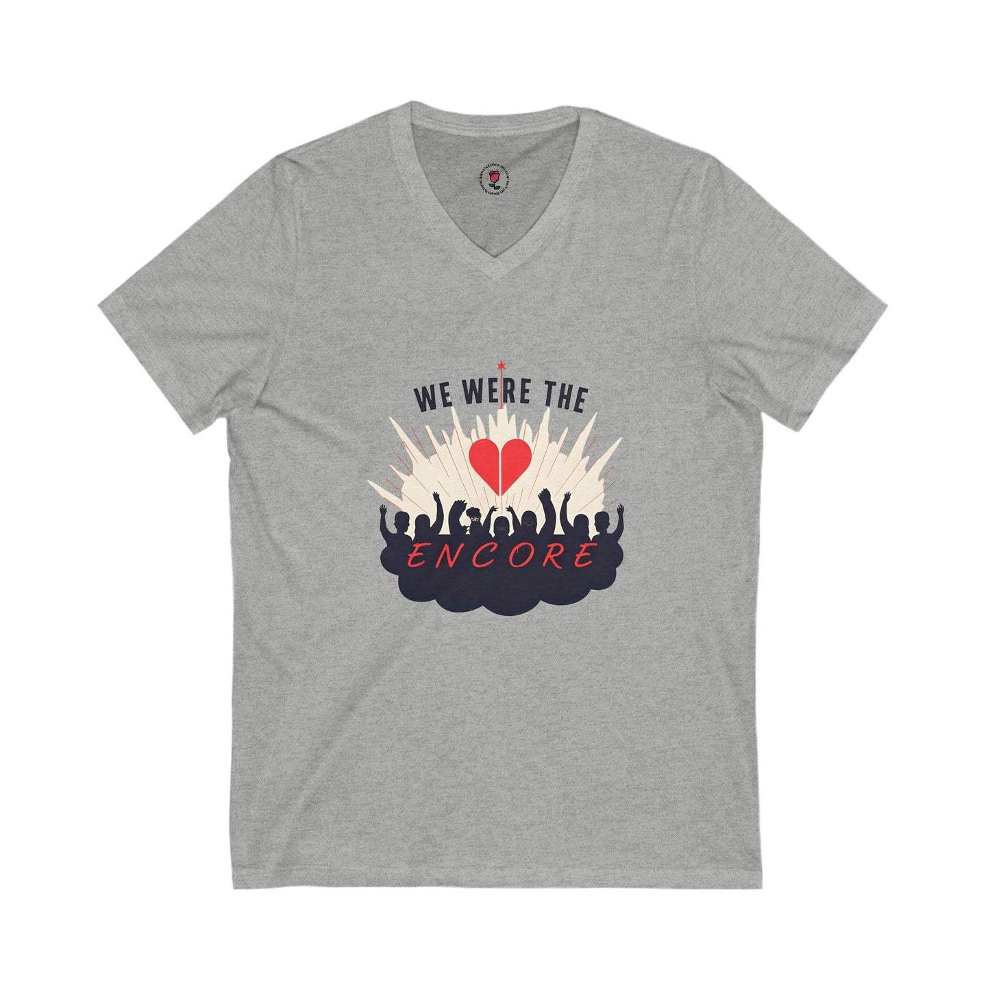 Encore Love V-Neck Tee – Concert Shirt for Music Lovers